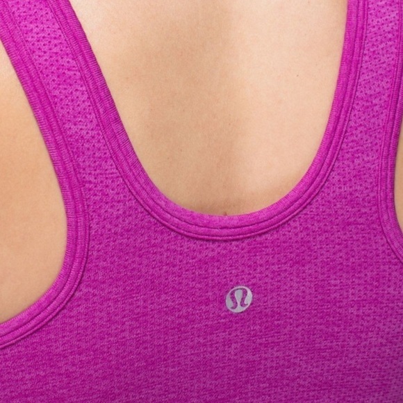 Sz8 Lululemon Seamlessly Covered Tank in Heathered Ultra Violet GUC - Picture 6 of 13